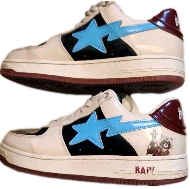 BAPE STA MARVEL ROCKET RACCOON マーブル A Bathing Ape Bape Sta Marvel Comics Rocket Raccoon - Bape
