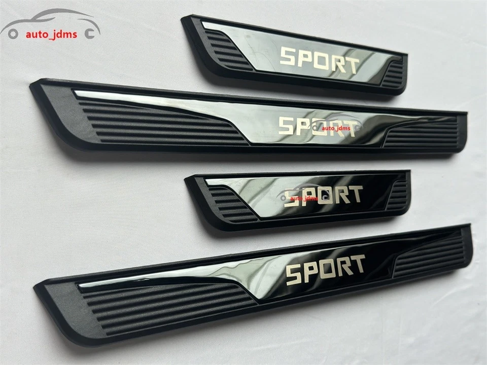 Sport Trim Car Door Sill Cover Plate Protector Accessories for Nissan Rogue 4PCS — 第 4/4 张图片