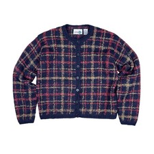 Vtg Mohair Wool Blend Cardigan Women's Small Cottagecore Paul Harris Cozy Knit