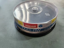 Maxell DVD-RW DVD Rewritable DVD Discs 4.7gb 2x120 Min - OPEN PACKAGE