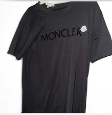 Black Men?s Moncler T-shirt Large Excellent Condition