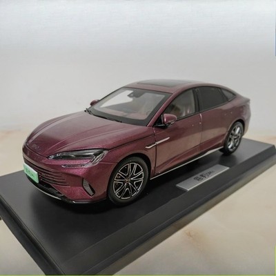 Original 1:18 BYD Seal New Energy DM-i Red Model Hybrid Alloy model car