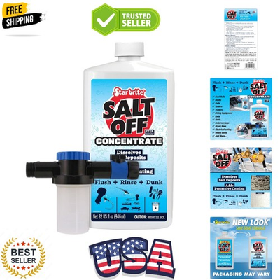 #ad #ad Salt Off Kit – Applicator amp; 32 OZ Concentrate for Marine Engine Flush amp; Salt ... $46.39