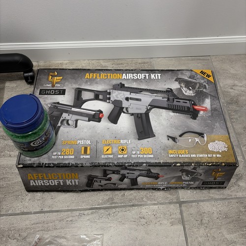 Game Face Ghost Affliction kit Rifle & spring pistol. BB’s Included! GFRPKTG 