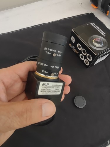 5-50mm Manual Varifocal Zoom Lens 2.0 Megapixels USB Camera with IMX179 Sensor - Afbeelding 4 van 6