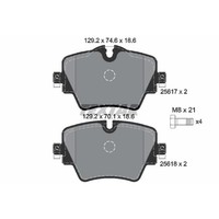 Textar BremsbeläGe Vorne FüR BMW 2 Active Tourer X1 Mini Mini Clubman