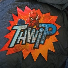 Marvel's Spiderman Lenticular Print Door Or Wall Decor. Like unused Condition 