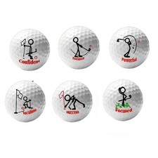 Funny Golf Balls Humor Trick Novelty Golfer Gift Set for Golf Lover Gift 