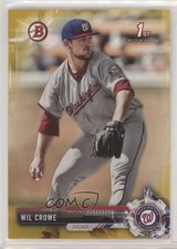 2017 Bowman Draft Gold 6/50 Wil Crowe #BD-165 0d4