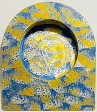 Extremely Rare Bettinardi Bomb Stinger Blue/Gold Splatter Milled Putting Cup