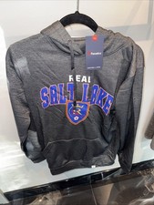 Real Salt Lake Hoodie GRAY Long Sleeve MLS Soccer FANATICS - XL