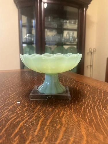 Fire King Jadeite Compote Dish