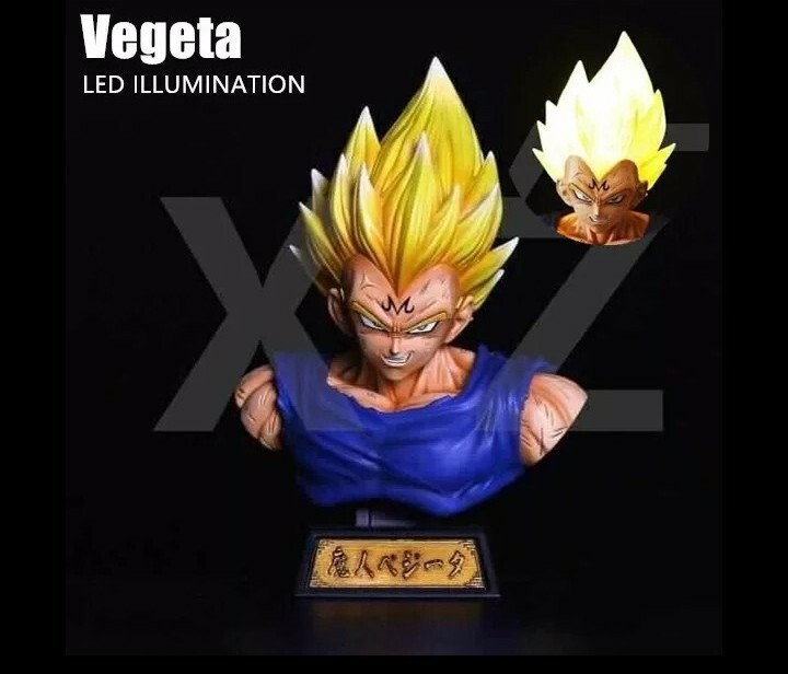 Veilleuse Super Saiyan Vegeta pour décoration de bureau Geek