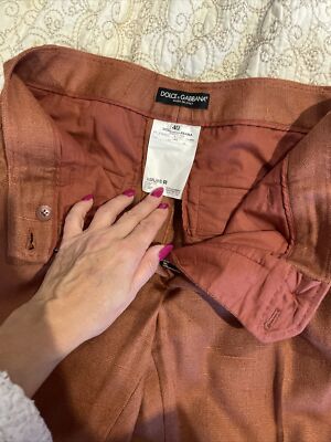 100% authentic Dolce & Gabbana 100% Silk dress pants size 40 | eBay display picture 1