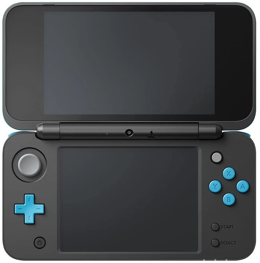 USED Japanese New Nintendo 2DS XL LL BLACK TURQUOISE BLUE only console  JAN-001