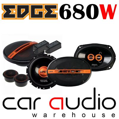 BMW Mini One R50 R53 EDGE 680 Watts Front Rear Car Speaker
