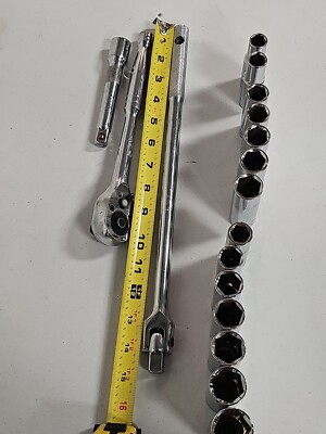 Performance Tool Set 1/2''  Breaker W32119, Ratchet W32101, W32145. W 14 Sockets