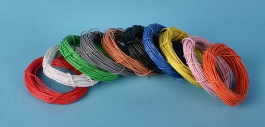 Gaugemaster 10 Metres of Yellow Layout Wire 7 Strand 0.2mm