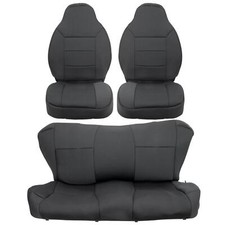 For Jeep Grand Cherokee Xj 1984-2001 Car Seat Covers Sets Neoprene Front Rear For Jeep Grand Cherokee Xj 1984-2001 Car Seat Covers Sets Neoprene Front Rear