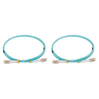 1 m 3,2 Fuß LWL Patchkabel Multimode LC-LC OM3 LWL Jumper, grün