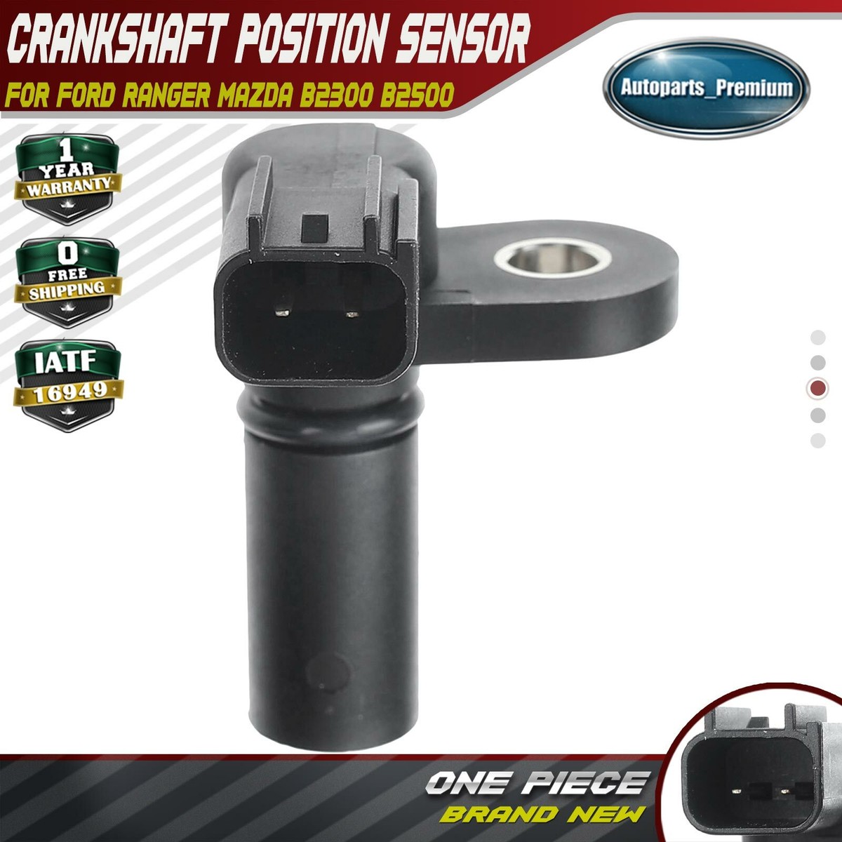 ホプー Crankshaft Position Sensor for Ford Ranger Mazda B2300 B2500