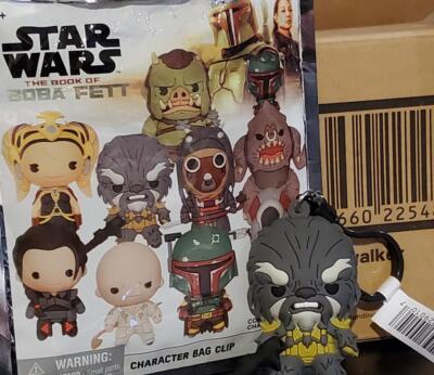 Monogram Star Wars Figural Backpack Clip Book of Boba Fett Black Krisantan