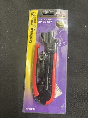 Platinum Tools 16213C SealSmart Procon RG6Q/6 to RG11/7 Compression Tool