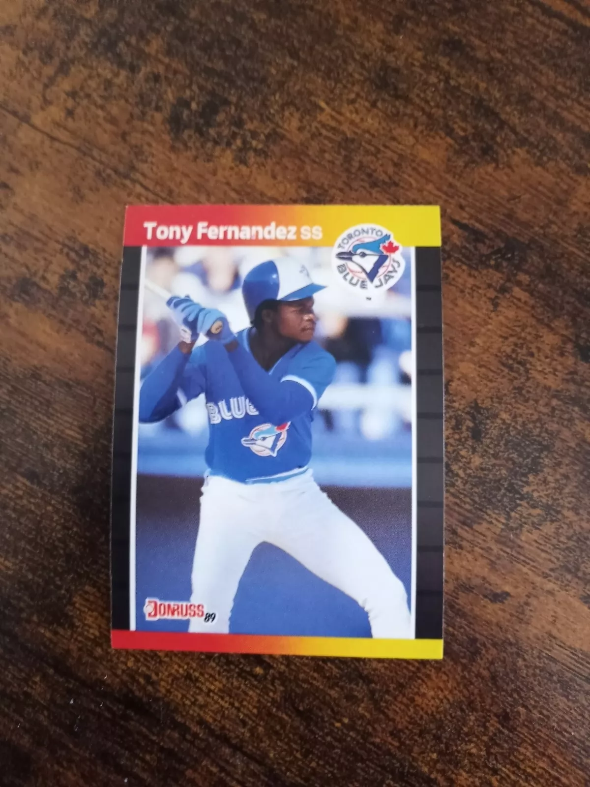 Tony Fernandez trading card