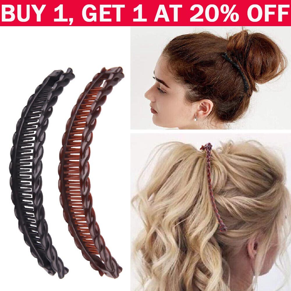 Chelsea Jones Haarklammer – Banana Clip, 14 Cm Schwarz | Für Voluminöses Haar, Einfach & Stylisch