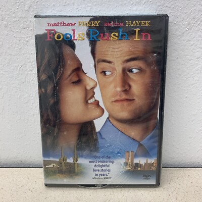 NEW DVD Fools Rush in Matthew Perry Salma Hayek Factory Sealed Comedy Romcome