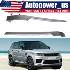 New 2X Silver Rear Body Molding Trim Strip Kit For Range Rover Base 2013-2022