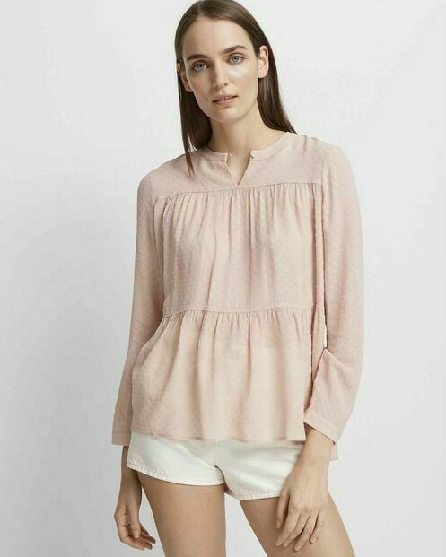 Club Monaco Textured Top Ralph Lauren Tangaleena Shirt 2/4 Uk BNWT* £145 Pink