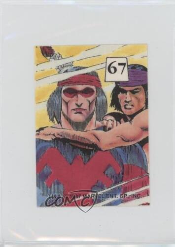 1987 Marvel Universe Stickers IV: The Mutant Hall of Fame Thunderbird #67 2pv - Picture 1 of 3