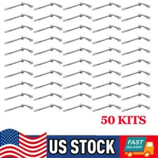 Set of 50 Truck Tire Valve Stems TR545D for Alcoa 22.5in 24.5in Aluminum Wheels