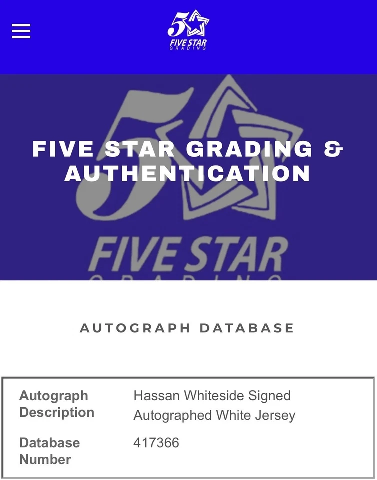 Hassan Niam Whiteside Miami Heat Signed Autographed Adidas Jersey FSG COA - Image 4 of 4