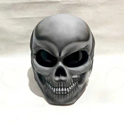 NHK FREE SHIPPING GRAY SKULL MOTORCYLE HELMET (DOT & ECE CERTIFIED)