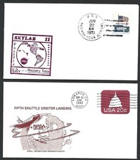 (BL) Random selection of Space Launch & Space Mission covers (5)