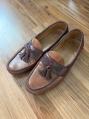 Allen Edmonds Maxfield Tassel Loafers Brown Men display picture 1