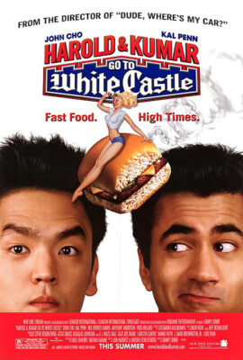 Harold & Kumar Go to White Castle (2004) original movie poster - s-sided -rolled
