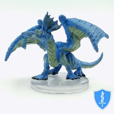 Blue Dragon Wyrmling - Fizban's Treasury of Dragons #10 D&D Icons of the Realms