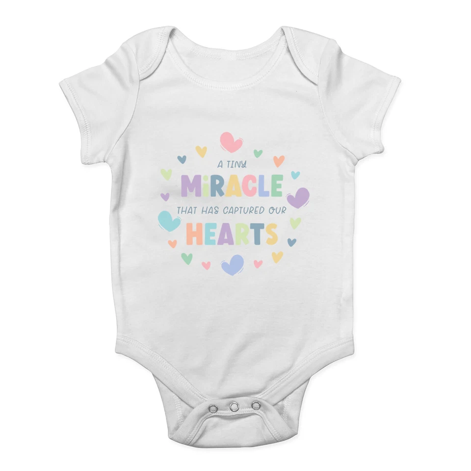 BABY ORIGINALS Tiny Miracle Baby Grow Weste, die unsere Herzen erobert hat Body Jungen Mädchen Geschenk