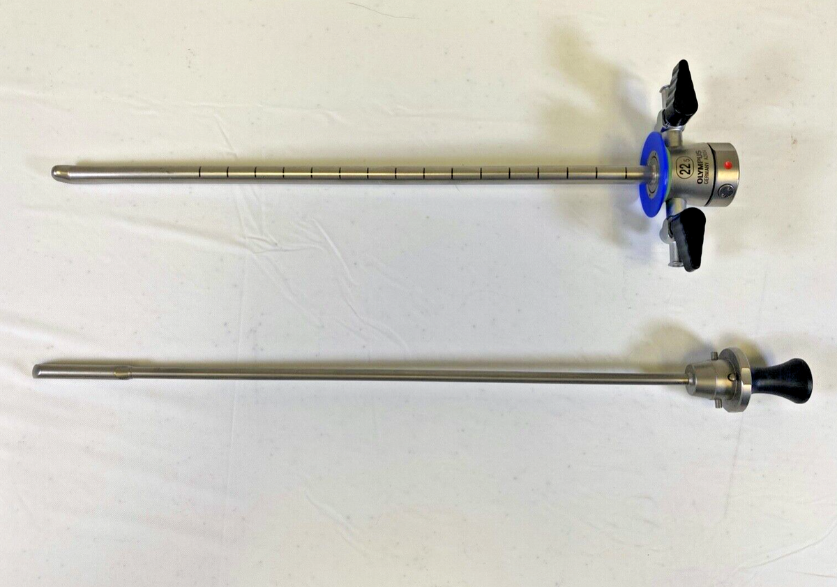 Olympus A2934 22.5Fr Green Cystoscope Sheath w/ A0406 Obturator