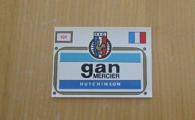 SPRINT 1973 PANINI # 101 F.F.C.GAN MERCIER HUTCHINSON FRANKREICH VIGNETTE NEU