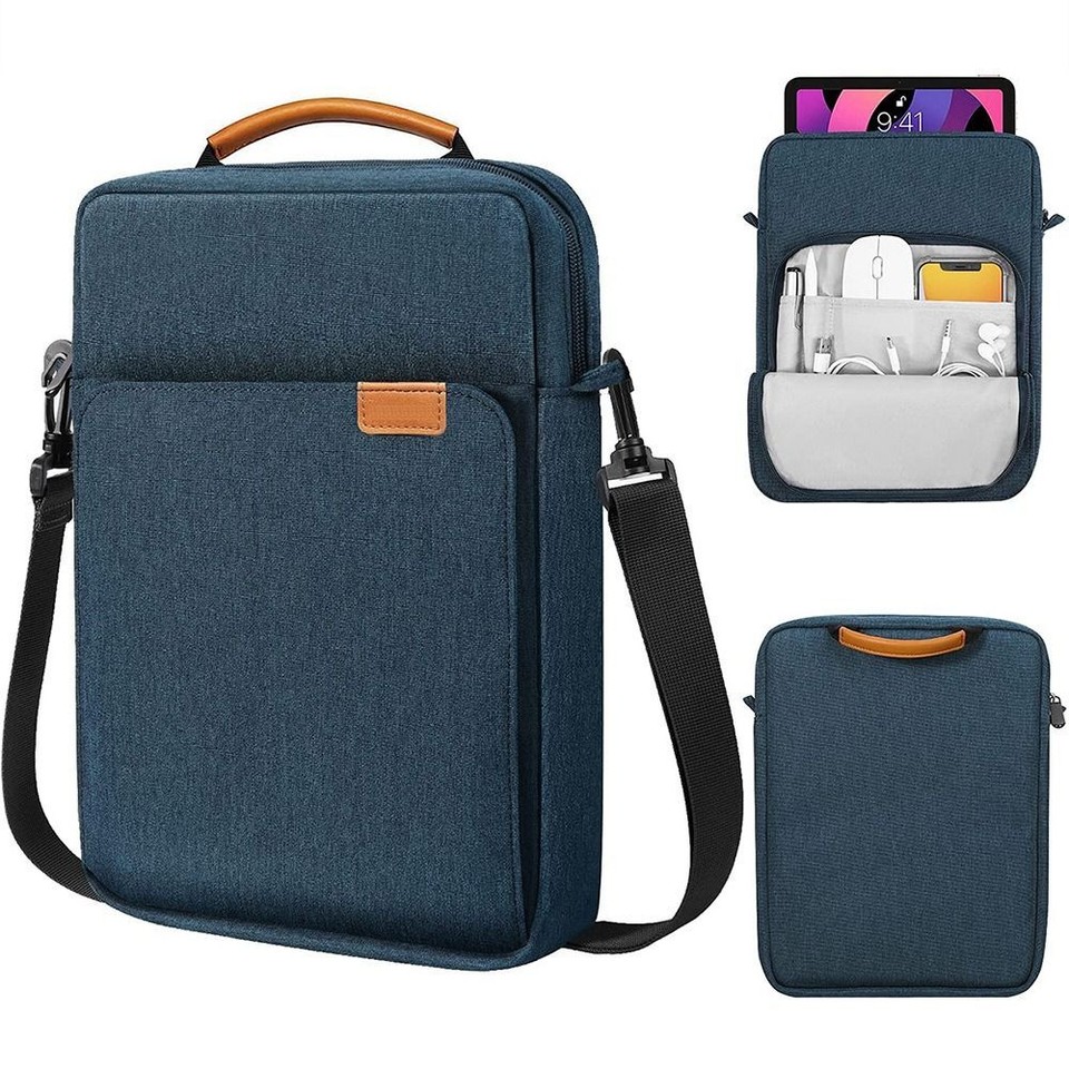 Crossbody Laptop Shoulder Bag Storage Tablet Case Handbag For iPad