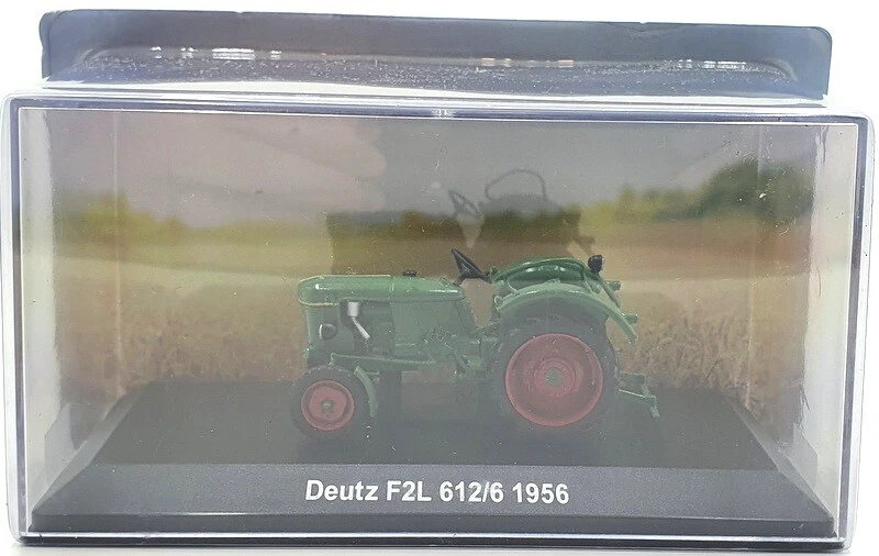 Hachette 1/43 Scale Model Tractor HL38 - 1956 Deutz F2L 612/6 - Green - Image 3 of 4