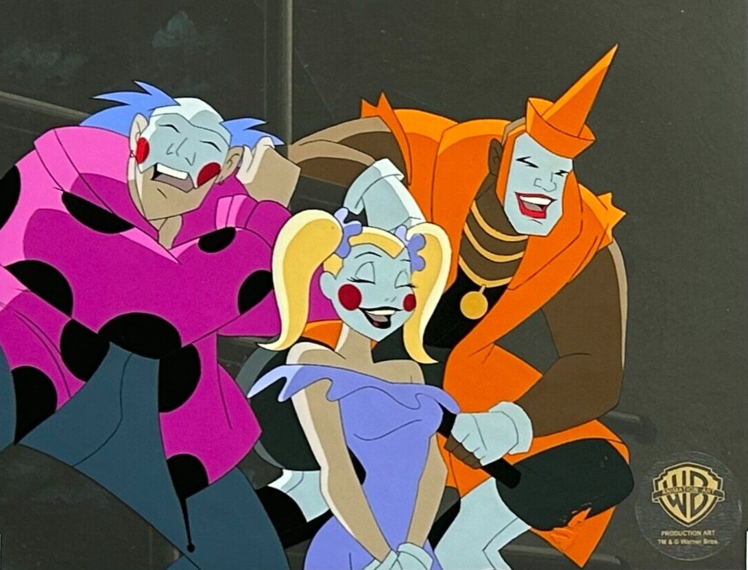 BRUCE TIMM rare JOKERZ cel BATMAN BEYOND Hidden Agenda A12 WB COA