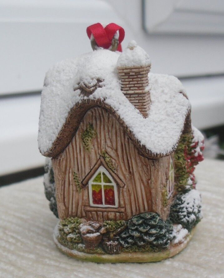 置物 Lilliput Lane Christmas Eve LILLIPUT LANE. CHRISTMAS EVE .. RARE - ILLUMINATED LIMITED EDITION