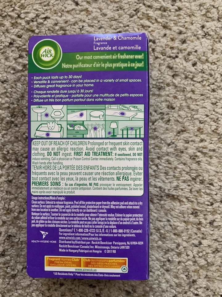 Air Wick 薰衣草和洋甘菊棒 Ups 空气清新剂 2 克拉 (2.1 盎司) — 第 2/2 张图片