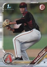Lot of (100) 2019 Bowman Draft BRENNAN MALONE 1st Rookie #BD-165 Diamondbacks
