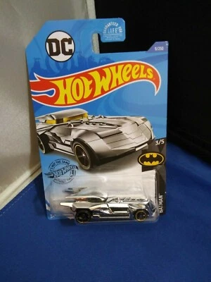 Hot Wheels Batmobile DC Batman Series #3/5 Chrome Die-Cast 1:64 Scale